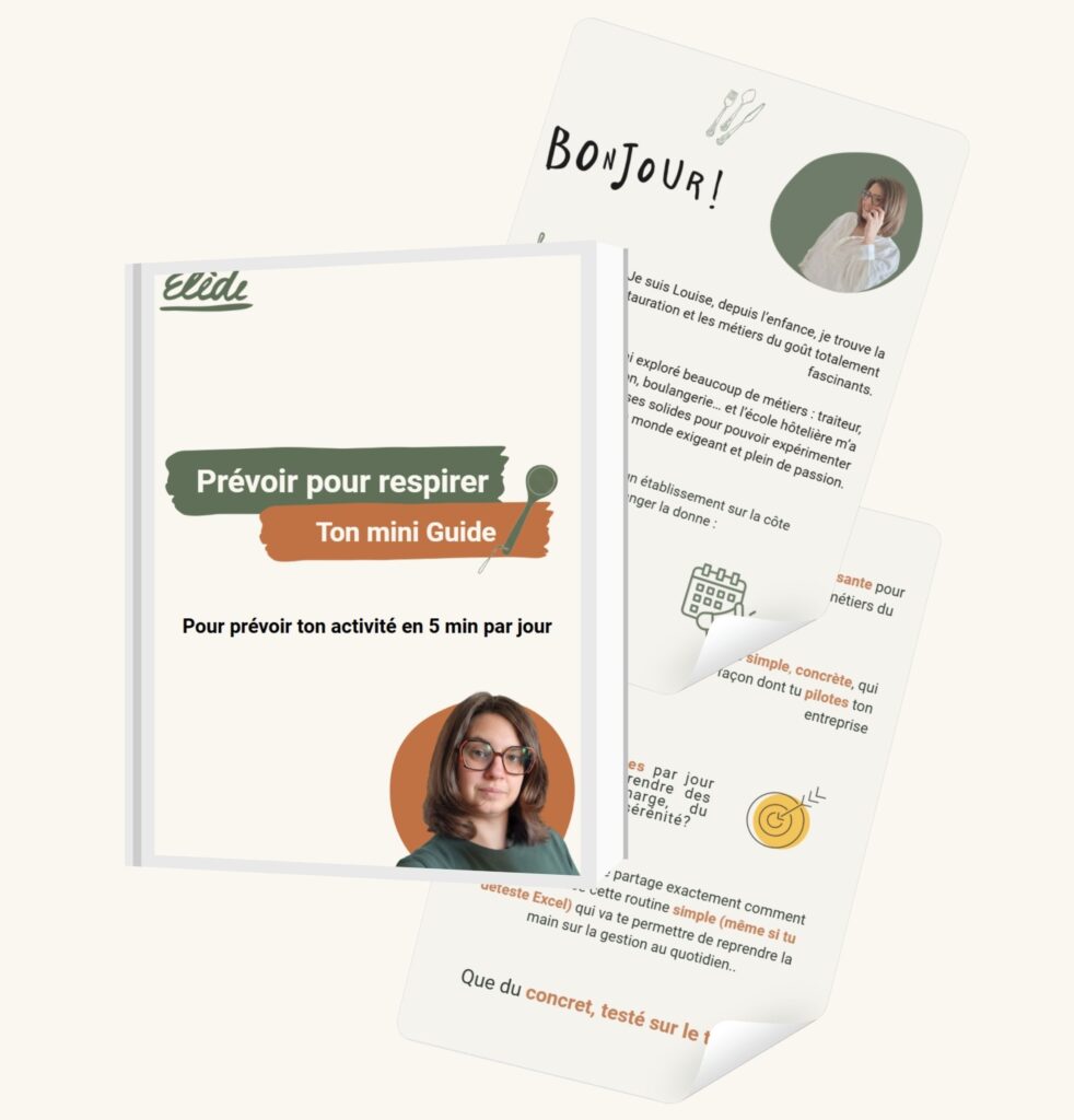visuel du guide sur la prévision d'activité